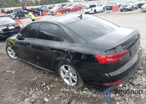 2018 Audi A4 2.0T Ultra Premium/Tech Premium from USA, damaged, VIN WAUKMAF43JA035055